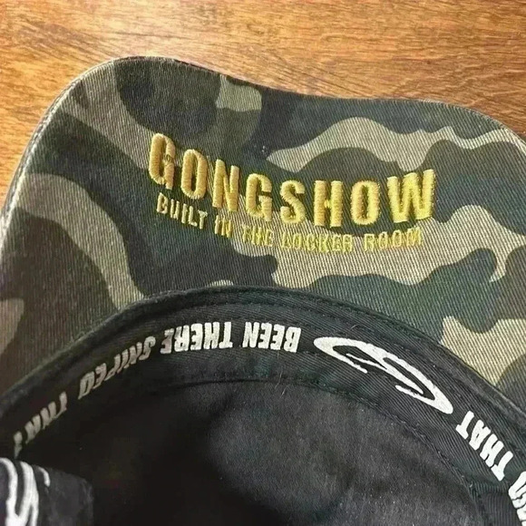 Gongshow Snapback Hat Cap Lid Hockey Baseball Cammo Rink Puck Maple Leafs Winter - Picture 5 of 8